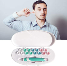 Carica l&#39;immagine nel visualizzatore di Gallery, Pulisci orecchie，Smart Ear Cleaner, 15 Teste in Silicone Sostituibili per Neonati Bambini e Tutta la Famiglia Igiene (Verde)