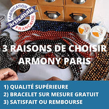 Carica l&#39;immagine nel visualizzatore di Gallery, ARMONY PARIS Bracciale Protezione, Marca francese, Pietra Naturale,... - Ilgrandebazar