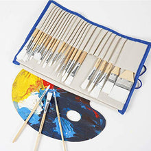 Carica l&#39;immagine nel visualizzatore di Gallery, CONDA Pennelli Professionali per Colori ad Olio e Acrilici Set di Pennelli Spazzola per Dipingere 24 Pz Confezione in Nylon