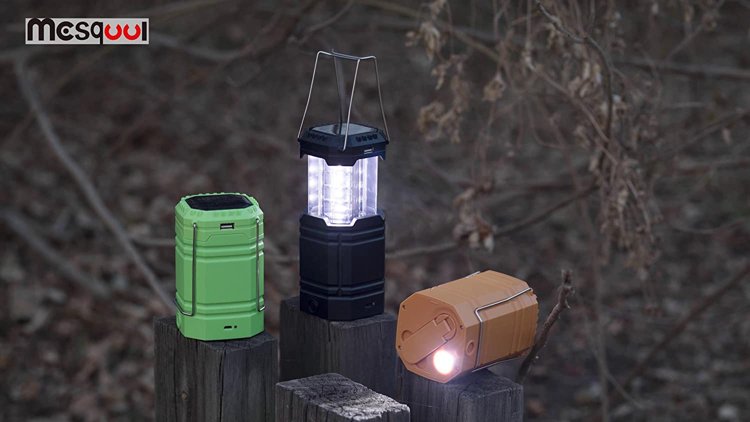 Lanterna LED Ricaricabile Da Campeggio 2300 Lumen | Power Bank 5200 MAh Con 5 Modalità Di Luce E Supporti Pieghevoli | Impermeabile Per Emergenze E Outdoor