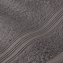 Carica l&#39;immagine nel visualizzatore di Gallery, NatureMark NM-HT0816 Asciugamani Ospiti in Spugna, Antracite/Grigio - Ilgrandebazar
