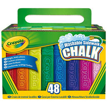 Carica l&#39;immagine nel visualizzatore di Gallery, Crayola-48 Gessi per Esterno Lavabili, Scuola e Tempo Libero, Assortiti,... - Ilgrandebazar