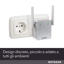 Carica l&#39;immagine nel visualizzatore di Gallery, Netgear EX3700 Ripetitore WiFi AC750, Extender e 750 Mbps, Argento