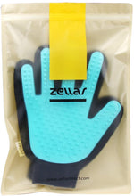 Carica l'immagine nel visualizzatore di Gallery, Zellar Guanto Spazzola per Animali Massaggio Pulizia, 2 Pezzi Deshedding Massaging Tool per Cani E Gatti Double-Sided Disponibile Pelo La Pulizia E Elimina Morti Peli Guanto Spazzola