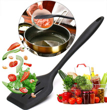 Carica l&#39;immagine nel visualizzatore di Gallery, joyoldelf Set da Cucina in Silicone 5 Pezzi - Spatole, 11.4*3.2*3.9, Nero - Ilgrandebazar
