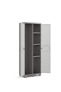 Keter Tidy Armadio Portascope, Grigio Scuro/Grigio Scuro-Grigio Chiaro - Ilgrandebazar