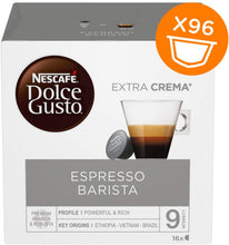 Carica l'immagine nel visualizzatore di Gallery, Nescafé Dolce Gusto Barista Caffè Espresso 6 Confezioni da 16 Capsule (96 capsule) Espresso Barista