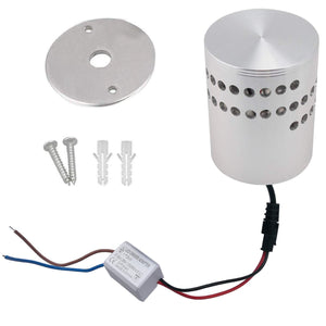 Coocnh Lampada da Parete in Alluminio Applique 3W LED Bianco - Ilgrandebazar