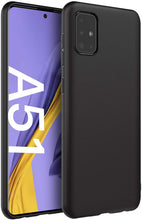 Carica l'immagine nel visualizzatore di Gallery, EasyAcc Custodia per Samsung Galaxy A51, Morbido TPU Cover Slim Anti Scivolo Protezione Posteriore Case Antiurto E' Adatto per Samsung Galaxy A51- Nero