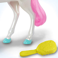 Carica l&#39;immagine nel visualizzatore di Gallery, Barbie Unicorno Pettina e Brilla, Accessorio per Bambole, Giocattolo per Bambini 3 + Anni, GFH60