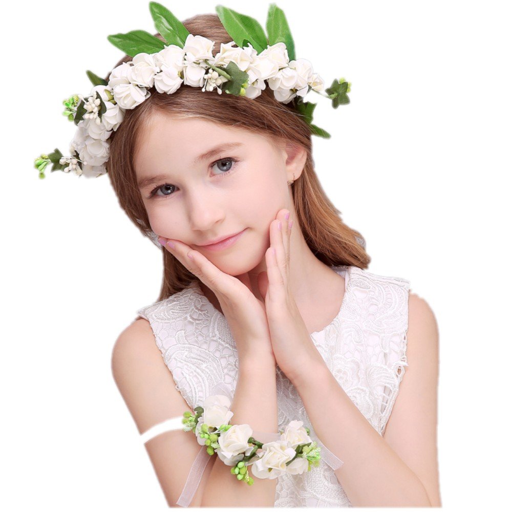 Cerchietto Fiori Rose Rosse Per Capelli - Per Donna E Bambina, Matrimoni E Feste - Foto 12