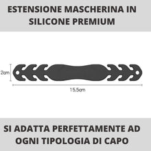 Carica l&#39;immagine nel visualizzatore di Gallery, NARSAM Fascette Salva orecchie per mascherine, Ganci Di Prolunga Regolabili salva orecchia, 5 Elastici Estensione Elastico Orecchie Mascherina In Silicone Ganci Per Uomo Donna E Bambini