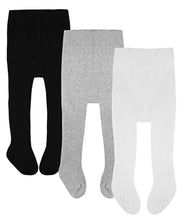 Carica l&#39;immagine nel visualizzatore di Gallery, Confezione da 3 leggings in cotone lavorato a maglia, per bambini 0 a 4... - Ilgrandebazar