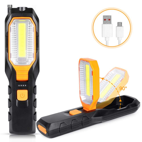 Haofy LED Work Light, luce di ispezione COB ricaricabile con 4 Torce1 - Ilgrandebazar