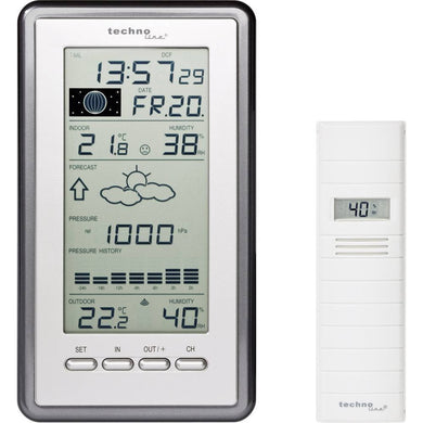 Technoline WS 9040 IT stazione meteorologica argento/grigio con batterie - Ilgrandebazar