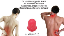 Carica l&#39;immagine nel visualizzatore di Gallery, Coppetta Anticellulite ORIGINALE LeanCup, Coppettazione M, Rosso - Ilgrandebazar