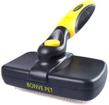 Carica l&#39;immagine nel visualizzatore di Gallery, Spazzola Autopulente per Cani Gatti, Rimuovere i Peli Superflui con Denti Flessibili in Acciaio Inossidabile