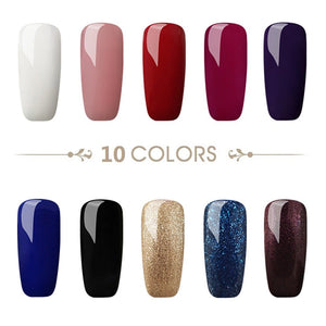 Saint-Acior kit smalto semipermanente per unghie 10pc gel #2
