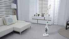 Carica l'immagine nel visualizzatore di Gallery, Ariete 4164 Steam Mop 10in1, Scopa Lavapavimenti a Vapore, 1500 W, Capacità 350 L, Vapore Immediato, Autonomia, Testa Snodabile, Bianco/Azzurro