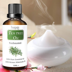 Tea Tree Olio Essenziale 50ml 100% Puro Biologico Naturale Essenziale... - Ilgrandebazar