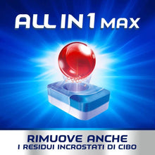 Carica l&#39;immagine nel visualizzatore di Gallery, Finish, 72 Pastiglie Per Lavastoviglie, All In One Max, Limone