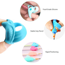 Carica l'immagine nel visualizzatore di Gallery, Impugnatura Matita, Dsaren 4 PZ Ergonomico Matita Grip per taglia unica, Blu - Ilgrandebazar