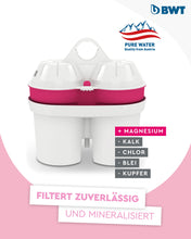 Carica l'immagine nel visualizzatore di Gallery, BWT Magnesium Mineralizer Filtro con Tecnologia Brevettata caraffa filtrante, Bianco, 6 unità (Confezione da 1)