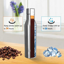 Carica l&#39;immagine nel visualizzatore di Gallery, centtechi Bottiglia Termica Acciaio Inox,720ml 24 Ore Freddo 720ML, argento - Ilgrandebazar