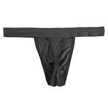 Carica l'immagine nel visualizzatore di Gallery, CSMARTE Uomo Tanga Mutande Perizomi Slip Morbidi Intimo (4 Nero, Large) - Ilgrandebazar