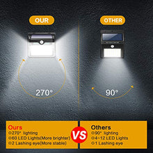 Carica l&#39;immagine nel visualizzatore di Gallery, iPosible Luce Solare Esterno, [2 Pezzi] 60 LED Lampada con Sensore di... - Ilgrandebazar
