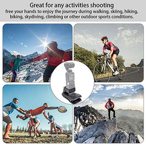 RMENOOR Backpack Hat Clip Osmo Pocket Mount Tripod for DJI...