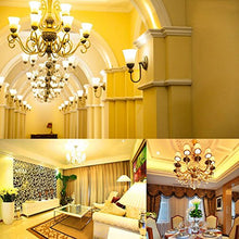 Carica l&#39;immagine nel visualizzatore di Gallery, Lampadine LED di mais, E27 candelabro a da 15 W, 120W Bianco Caldo