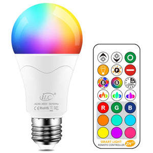 iLC 85W Equivalente Lampadine Colorate Led RGBW Cambiare colore 1 Confezione - Ilgrandebazar