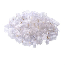 Carica l&#39;immagine nel visualizzatore di Gallery, Sienoc 100Pcs 8P8C RJ45 Verbindung+ Knickschutz, 100 Connettore+plug - Ilgrandebazar
