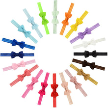 Carica l&#39;immagine nel visualizzatore di Gallery, GBATERI 10 Pack Novità fasce capelli neonata cotone con 4,5&quot; Bow lavorato a...