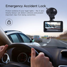 Carica l&#39;immagine nel visualizzatore di Gallery, APEMAN Dash Cam Telecamera per Auto 1080P FHD 3 Inch schermo 170 1080p, 1080p - Ilgrandebazar