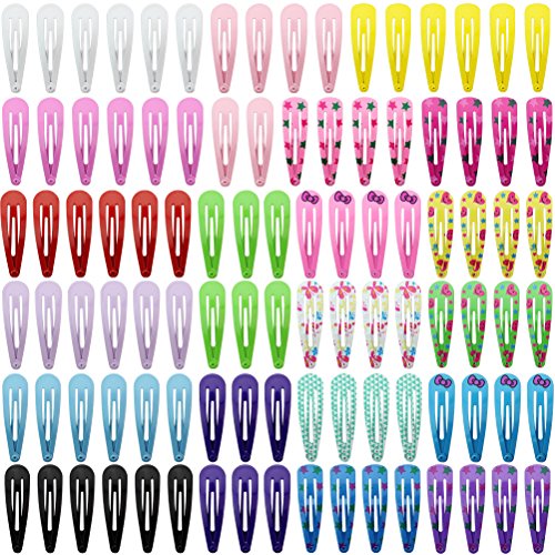 HBF Set da 100 Mollette per Capelli Bambina Fermagli in Metallo... - Ilgrandebazar