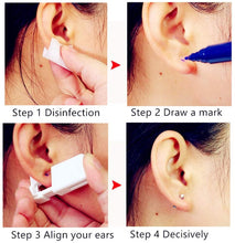 Carica l&#39;immagine nel visualizzatore di Gallery, 6 pistole usa e getta per piercing all&#39;orecchio, con orecchini, indolore, per ragazze, donne e uomini