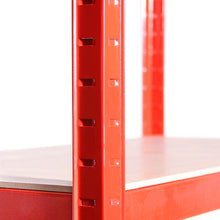 Carica l'immagine nel visualizzatore di Gallery, Scaffale per Garage - Scaffalatura,180cm x 90cm x 45cm - Rosso - 5 Red