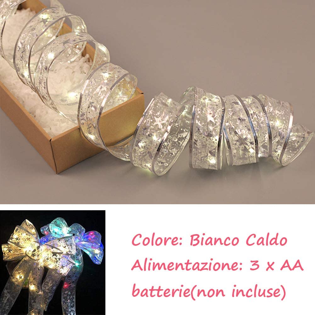 A.bigwhale Stringa Luci Led A Batteria, Luci Fata 20 Led Mini - Foto 9