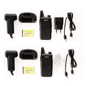 radtel rt-10 Walkie Talkie ricaricabile UHF 16 canali Scansione... - Ilgrandebazar