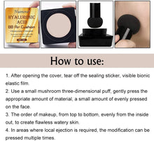 Carica l'immagine nel visualizzatore di Gallery, BB Cream, CC Cream, Crema Fondotinta, Fondotinta Liquido, Mushroom Head Air Cushion BB Cream, Controllo Dell'olio a Lunga Durata, Pori invisibili, Leggero e Traspirante