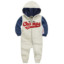 Carica l&#39;immagine nel visualizzatore di Gallery, Vine Pagliaccetto per Bambino Neonato Cotone Tuta con Cappuccio Tutine con... - Ilgrandebazar