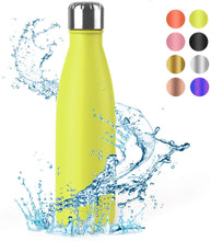 Carica l'immagine nel visualizzatore di Gallery, Festnight Borraccia Termica 500ml, Bottiglia Acciaio Senza BPA, Thermos Mantiene Caldo e Freddo per Palestra,Campeggio,Scuola