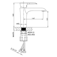 Carica l&#39;immagine nel visualizzatore di Gallery, Amzdeal Miscelatore Monocomando per Lavabo，Rubinetto Bagno... - Ilgrandebazar