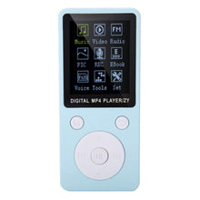 Carica l&#39;immagine nel visualizzatore di Gallery, Lettore MP4 Mini Lettore Musicale Portatile Supporto Scheda TF da 32 GB con Tempo di Standby Lungo(Blu)