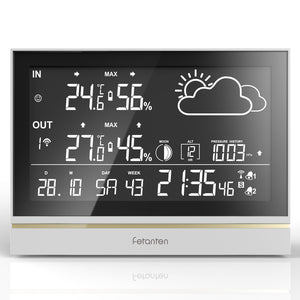 Fetanten WS004E Stazione Meteo, Termometro Digitale Weather Station - Ilgrandebazar