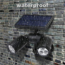 Carica l&#39;immagine nel visualizzatore di Gallery, Lampade Solari a led da Esterno 2 in 1, Luci Giardino con 2 2 Pezzi