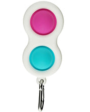 Carica l'immagine nel visualizzatore di Gallery, langjiao Simple Dimple Fidget Toy Agitarsi Giocattoli sensoriali per Bambini e Adulti, Fidget Toys Antistress Mini Portachiavi,Pendente Giocattoli con ridurre ansia e Stress