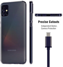 Carica l'immagine nel visualizzatore di Gallery, AHABIPERS Custodia per Samsung Galaxy A51 Cover, Custodia Trasparente Morbida Gel TPU [Ultra Leggere e Chiaro] Silicone Ultra Sottile Case per Samsung A51- Gelatina Trasparente